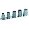 TRUSCO Impact Socket Set of T35SET 5, 9.5mm Drive,