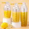 Plastic Cocktail Shaker Drink Mixer with Scale Thickened PC Material Milk Tea Shake Bottle 350/500/700/1000ML Bar Mixing Tool