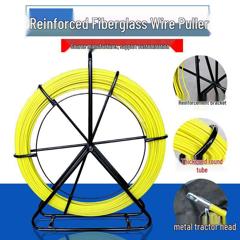 Fiberglass Cable Puller & Pipe Threader for Electricians