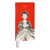 Hobonichi Techo 2026 недели Журнал ONE PIECE/Соломенная шляпа Луффи КРАСНЫЙ Начало в январе Недельный планер Неделя слева Тонкий вертикальный