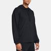 Under Armour Толстовка Rival Waffle Hoodie Solid Color Loose Fit Pullover Long Sleeve Hoodie Men Hoodies Black 1383108-001