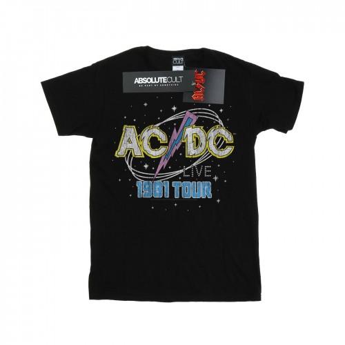 AC/DC Mens 1981 Live Tour T-Shirt