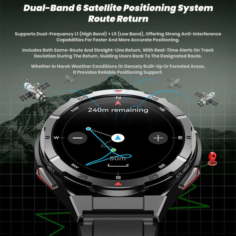 Стильные и прочные умные часы с GPS-трекингом и Bluetooth-звонками