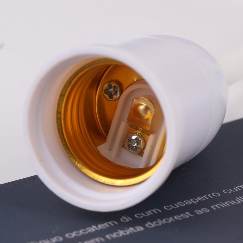 1 шт. Вилка США в патрон для лампы E27, переходник, светодиодная лампа, настенный гибкий держатель для лампы, конвертер с выключателем, гнездо для светодиодной лампы-головки