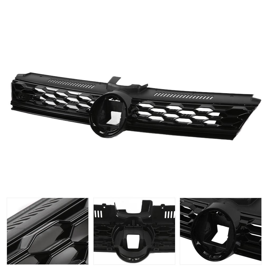 Замена решеток радиатора в виде сот из черного глянца для MK7.5 Facelift 2017?2020