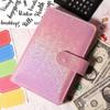 A6 Money Budget Planner Binder with Zipper Envelopes Cash Envelopes for Budgeting Money Organizer for Cash Budget Binde