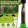 Wear Resistant Drain Line Cleaner Tool Universal Attachment HVAC Unclogging Adapter  Home Office