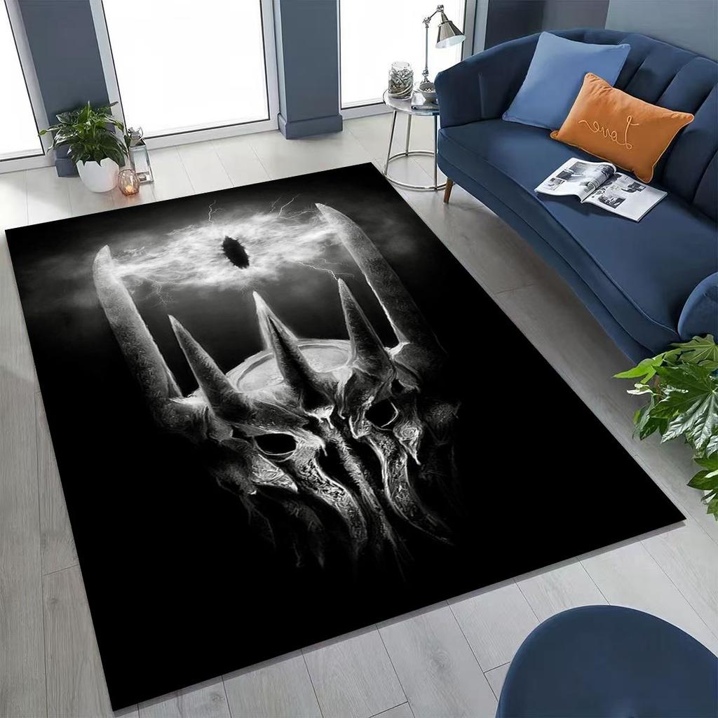 Classics L-Lord of The Rings H-Hobbit Movie Board Rug for Bedroom Living Room Sofa Home Doormat Decor, Large Non-slip Floor Mat