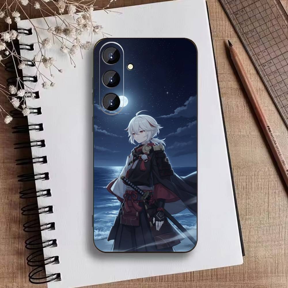 Чехол для телефона K-Kazuha Genshin K-Kaedehara для Samsung Galaxy A73, A72, A71, A70, A52, A51 Другие Мягкий Черный Чехол