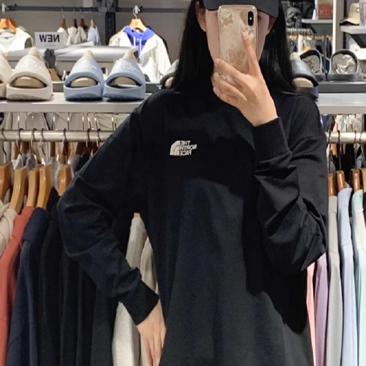THE NORTH FACE Long Sleeve T-Shirt 'Black' Men's NT7TN90A