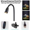 Adjustable Zoom Fish Tank Clip Lamp 3W LED Aquarium Plant Light Home Decorations