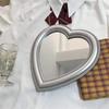 Heart Mirror Cosmetic Mirror Decorative Mirror Girl Heart Student Dormitory Mirror Home Decor Living Room Decoration Wall Decor
