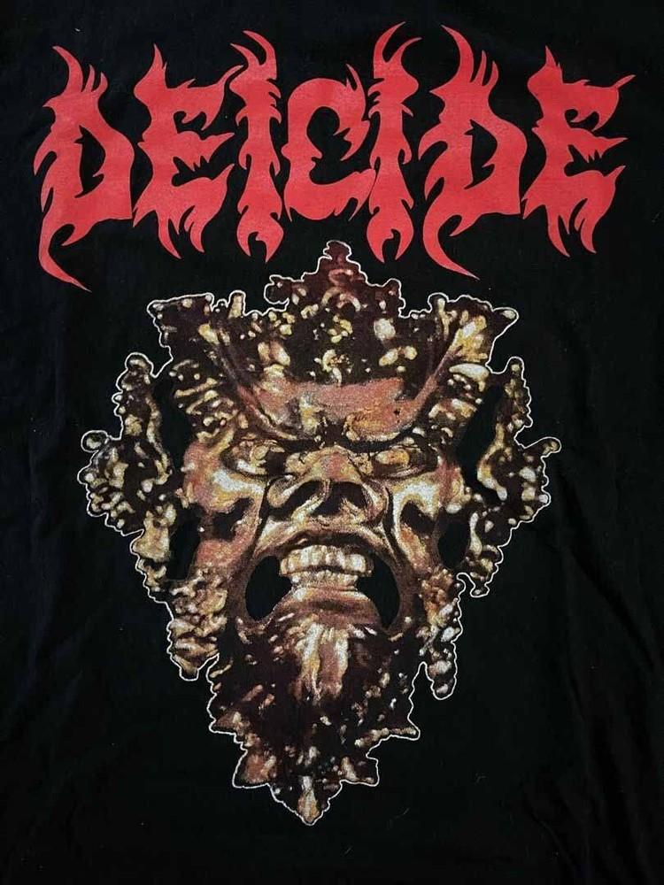 Deicide Behind The Light Тур 1995 Подарок для фаната Черная футболка всех размеров HE1229 Унисекс футболка