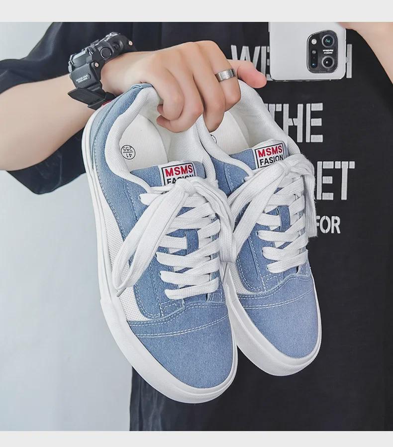 Осенняя обувь унисекс из парусины 2024 года для пар — модные повседневные спортивные уличные кроссовки