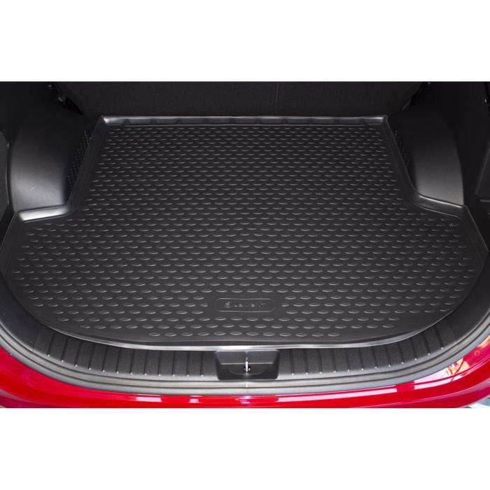 J&J AUTOMOTIVE | Tapis De Coffre Caoutchouc Premium Pour Hyundai Santa FE Depuis 2018