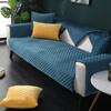 Plush Sofa Cover Non-slip Covers For Sofas 1/2/3 Seater Chaise L Shape Couch Slipcovers Solid Color Sofa Covers For Living Room