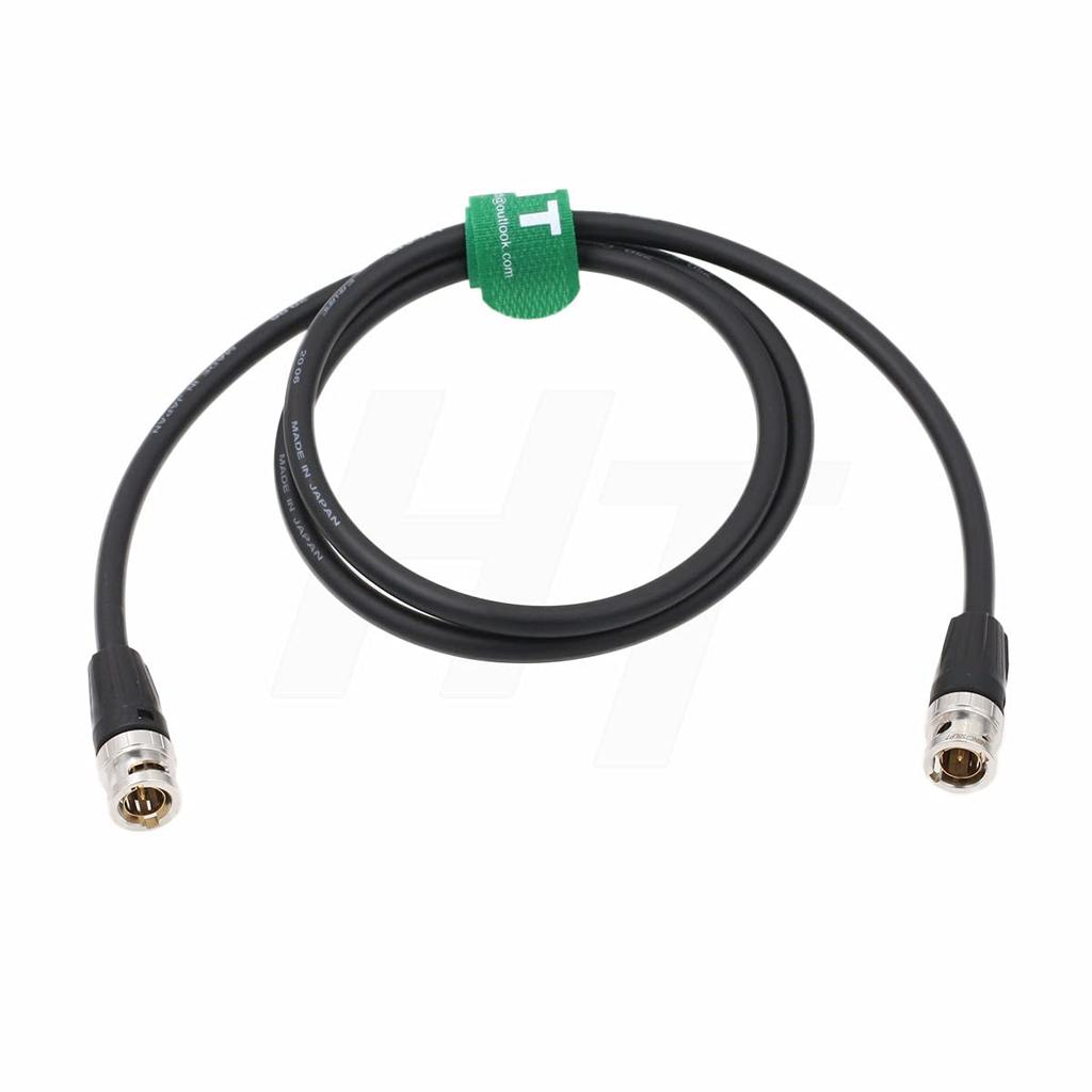 HangTon 12G SDI Video Cable 4K 60P BNC To BNC Canale 75 Ohm Coaxial Blackmagic Komodo Alexa Sony Atomos SmallHD Camera Monitor 1M LV-61S