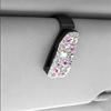 Rhinestone Sunglasses Clip Portable Car Glasses Bracket Creative Car Sunglasses Holder  Car