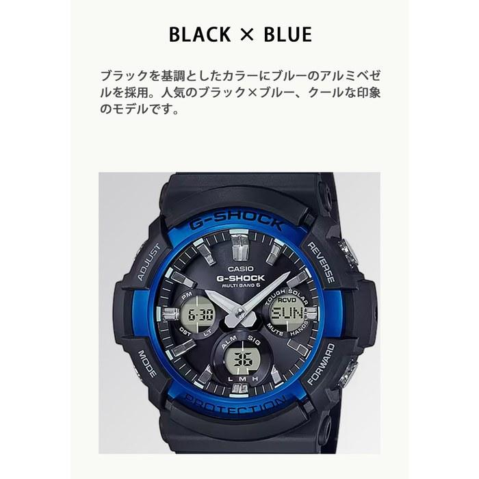 [Casio] G-Shock GAW-100B-1A2JF Мужские часы, Черный/Синий