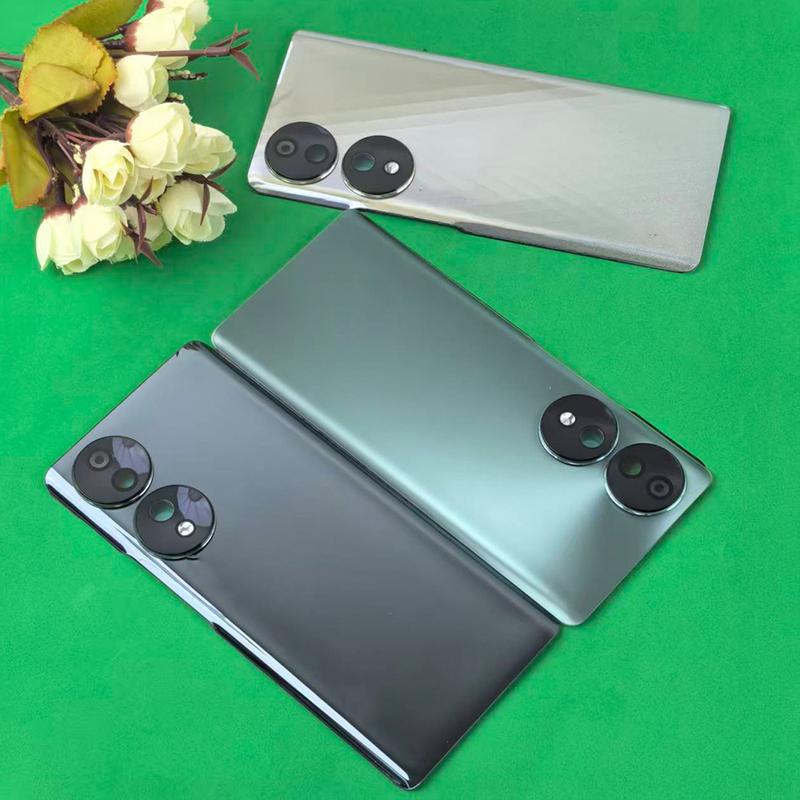 Стеклянная задняя крышка для Honor 70 FEN-AN00 5G Корпус Крышка аккумулятора Задний корпус Замена С линзой камеры и клеем