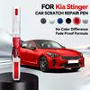 Ремонтный маркер для краски автомобиля для Kia Stinger 2017-2023, аксессуары для ремонта царапин на краске, черный ABP, серебристый C4S, белый SWP, оранжево-красный