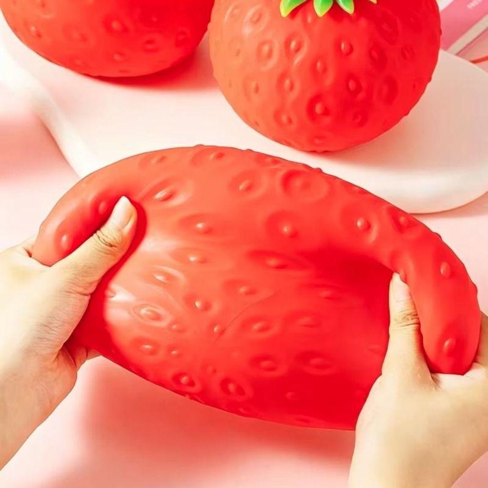 Fruit Ball Strawberry Slow Rebound Toy Slow Rebound Fruit Squeeze Toy Children Toys
