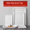 LIJIA FITMENT Белый меламиновый поднос для сервировки