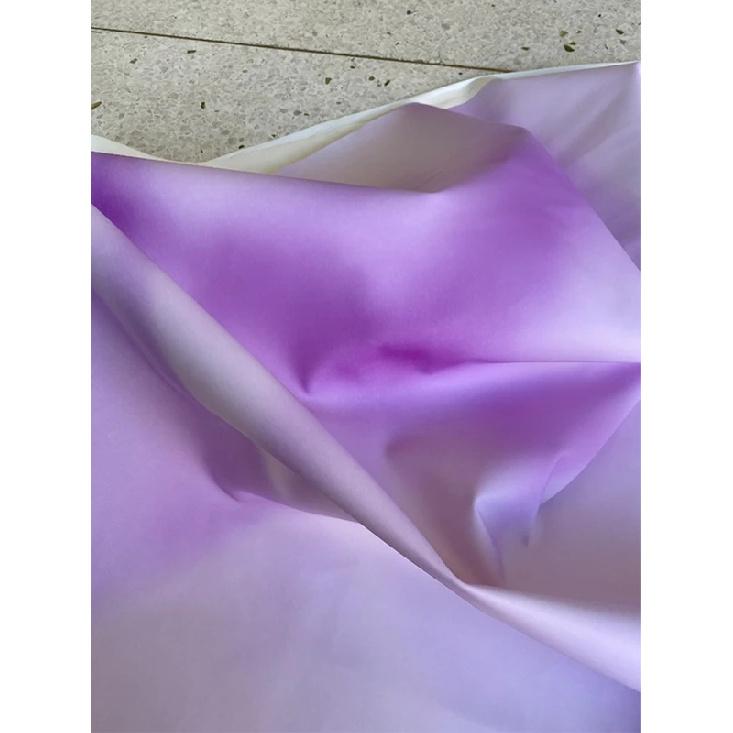 PU Leather Fabric Photosensitive Color Changing White To Purple Creative Fabrics for Diy Material Wholesale Cloth