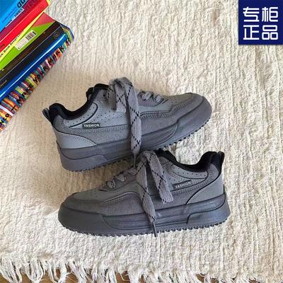 2024 осень новые классические универсальные маленькие белые туфли женские универсальные корейские нишевые ретро-платформы спортивные повседневные туфли для серфинга