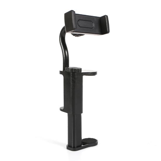 Держатель для телефона для гитары, регулируемое крепление для гитары толщиной 6-10,5 см, для укулеле, бас-гитары, зажим-подставка для мобильного телефона для записи и трансляции живого видео