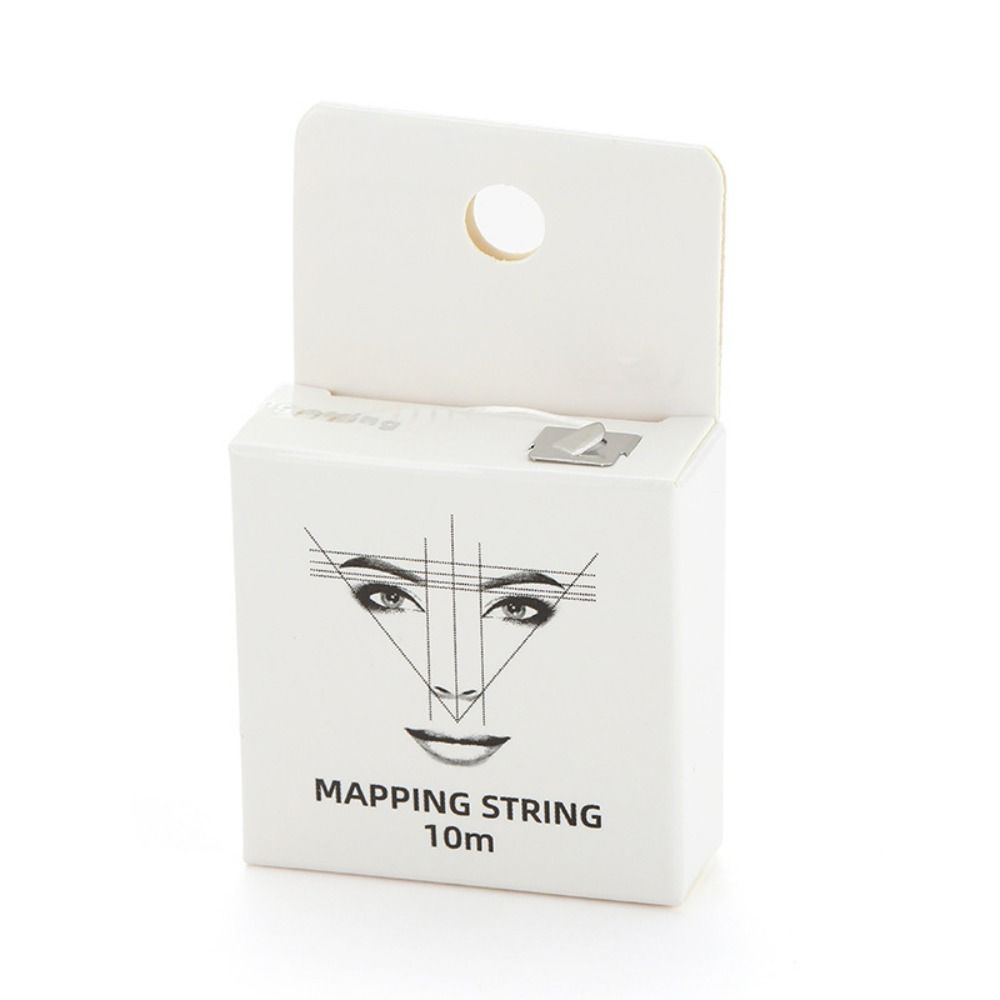 10 м маркер для бровей, нить с предварительно нанесенными чернилами, инструмент для рисования бровей, нить для татуировки бровей, бровей