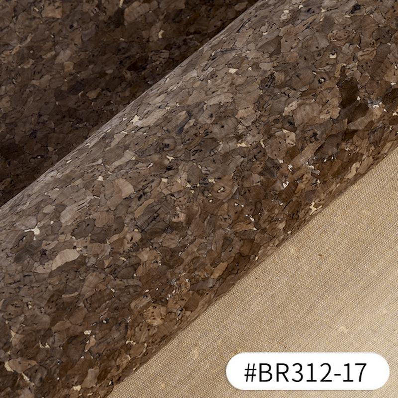 90x140cm 0.5mm Natural Cork Leather Fabric Wood Grain Fabric Soft Material For Upholstery Background Shoes Handbag Decor Crafts