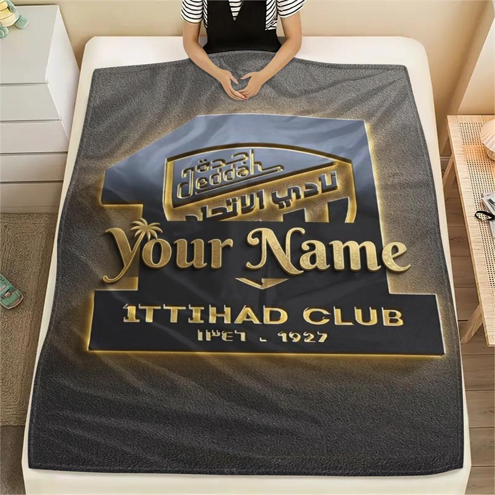 1PC Tiger Roar Jersey Custom Name Patterned Flannel Blanket Suitable For All Seasons For Home Decor Warmth And Comfort Gifts Holiday Present