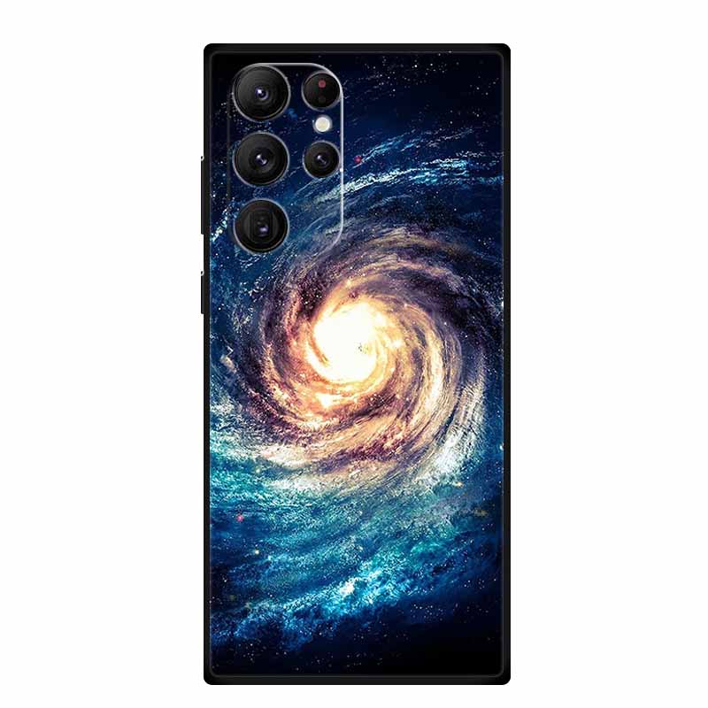 Чехол для Samsung S22 / S23 Ultra S23Ultra Черный Силиконовый Мягкий Чехол для Телефона Для Samsung Galaxy S22 Ultra Задняя Крышка Чехол S 23 Ultra