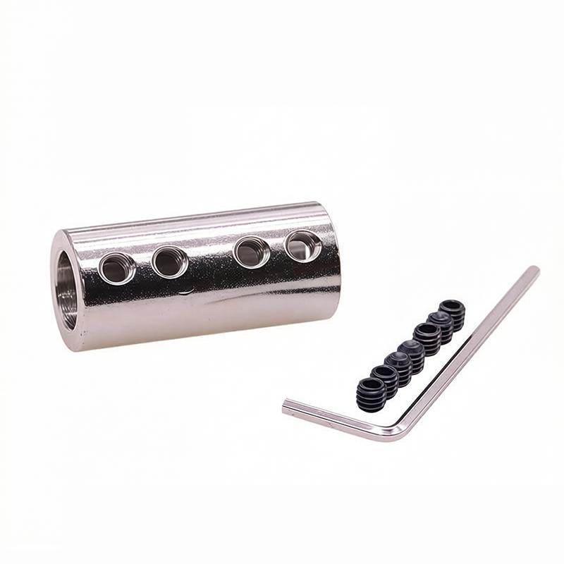 1pcs Long Rigid Coupling Bore 4/5/6/6.35/7/8/10mm 45# Steel Motor Shaft Connecting Connection Coupler for 3D Printers Motor