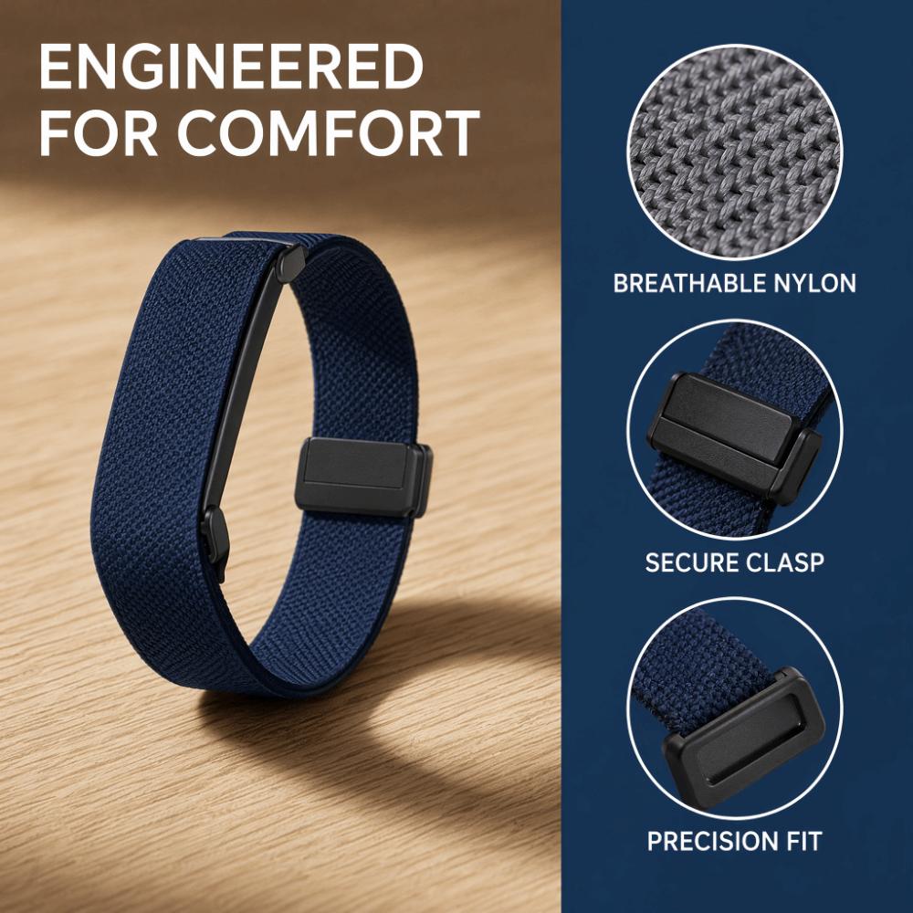 Elastic Nylon Strap Compatible with Google Fitbit Air, Breathable Magnetic Button Replacement Wristband Bracelet Accessories