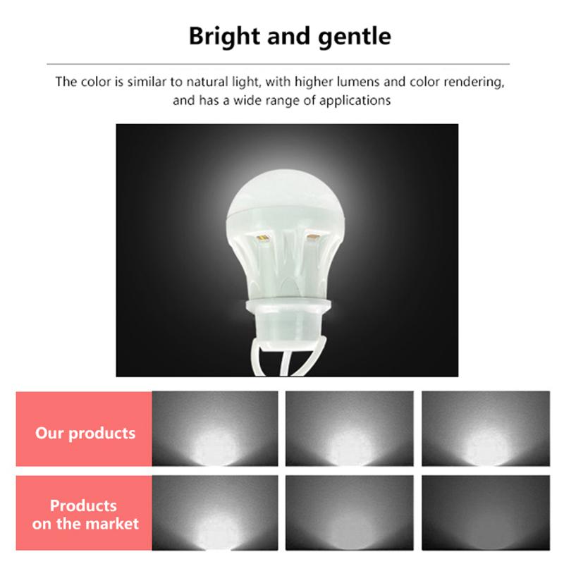 USB светодиодная лампочка DC5V для кемпинга, аварийного освещения, подвесная лампа для палатки, для рыбалки, барбекю, кемпинга