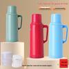 Large Capacity Traditional Thermos with Plastic Shell - Ideal for Home or Dorm Use