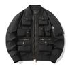 Bomber Jacket Men's Baseball Uniform Multi-pocket Work Jacket Functional Jacket Three-proof Assault Top