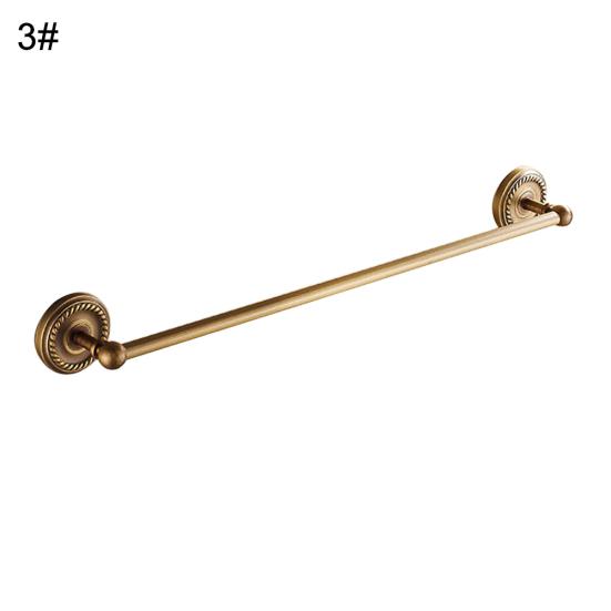 Винтажная латунь без сверления, кухонная вешалка для хранения ванной комнаты, держатель для полотенец, настенная вешалка