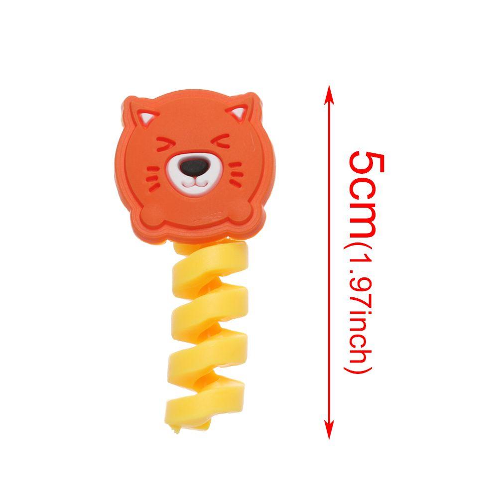 Мультяшный USB органайзер для кабеля, защитная трубка, протектор для кабеля передачи данных, защита шнура, защита провода, накладка для зарядного кабеля