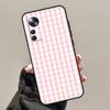 Пастельный чехол в клетку для Xiaomi 13 Pro 11T 12T 12 Lite 12X POCO F5 Pro X3 X5 M6 Pro X4 F4 GT F3 M5s Funda