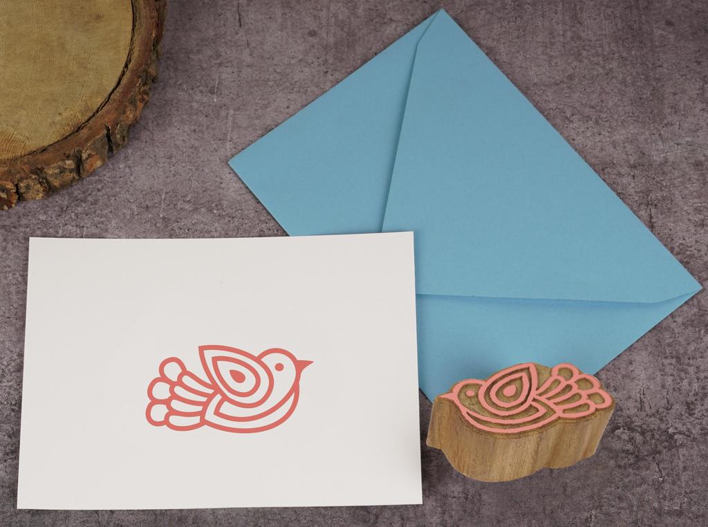 IBA Indianbeautifulart Текстильный печатный блок с птицей, резной деревянный штамп ручной работы, деревянный блок для печати, текстильные штампы для ткани, керамики