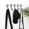 1/5PCS Home Decor Vintage Wall Mounted Cast Iron Coat Hooks Key Holder Heart Shape