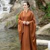 Шелковая монашеская роба Fanhaiqing унисекс - Летняя длинная роба для женщин, для всех сезонов, высококачественный стиль Хайцин