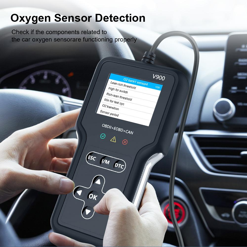 Автомобильный OBD2 сканер кодов ошибок OBD II EOBD Сканер Система двигателя Проверка Коды неисправностей Очистка Диагностический инструмент Автомобильный Тестер аккумулятора Очистка/удаление кода