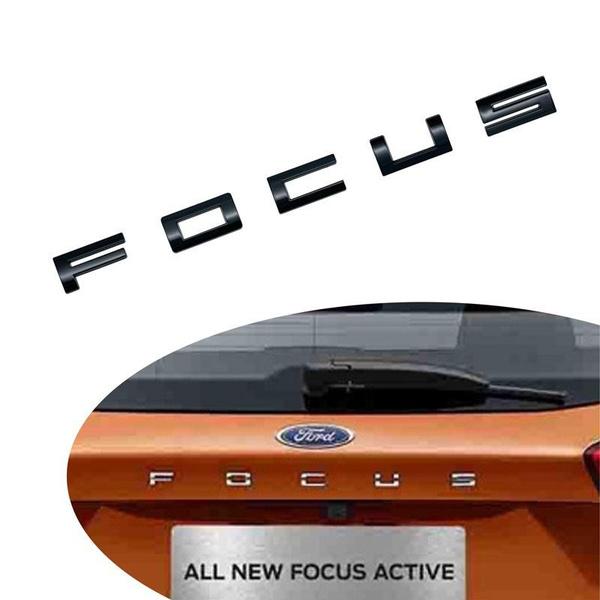 3D Metal Stickers Car Trunk Body Letter Emblem Badge For Focus ST Accessories