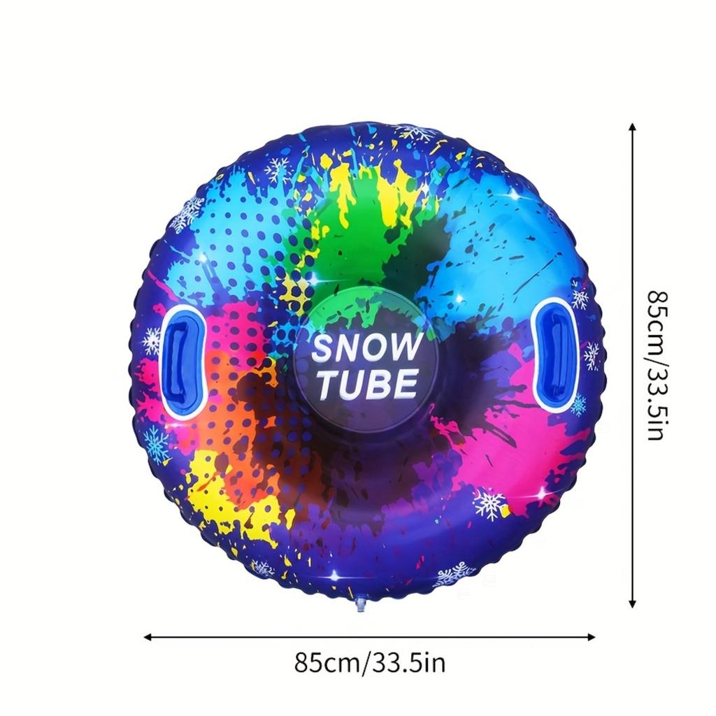 Colorful and Fashionable Inflatable PVC Foldable Winter Ski Ring Suitable for Snow Drifting/outdoor Leisure Family Activities