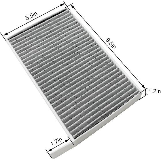 JOJOMARK Cabin Air Filter Fits For Tesla Model 3/Y With Activated Carbon Fit For 2016-2024 Model 3/ 2024 Model Y