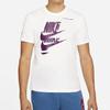 Nike Graphic Print Short Sleeve T-Shirt Men Tops White DM6378-100